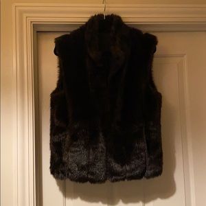 Faux fur reversible Vest